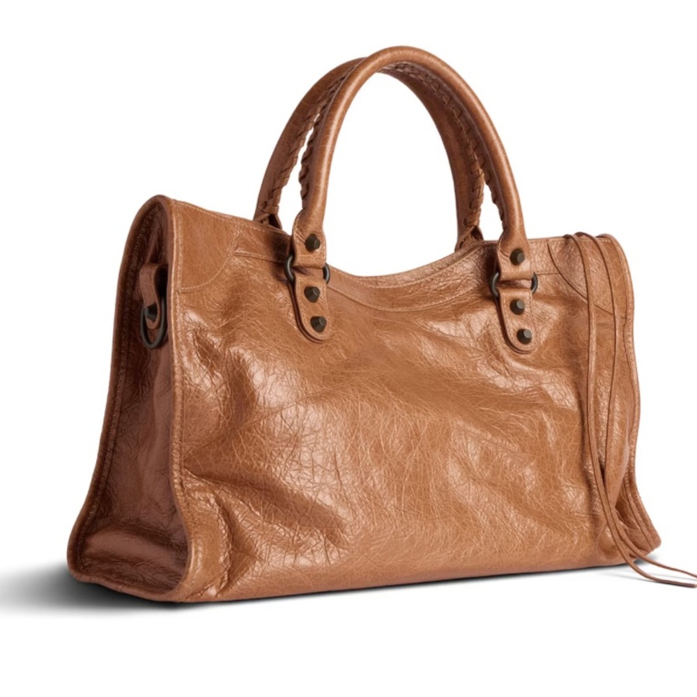WOMEN'S LE CITY BAG IN CAMEL - Picture 2 of 13